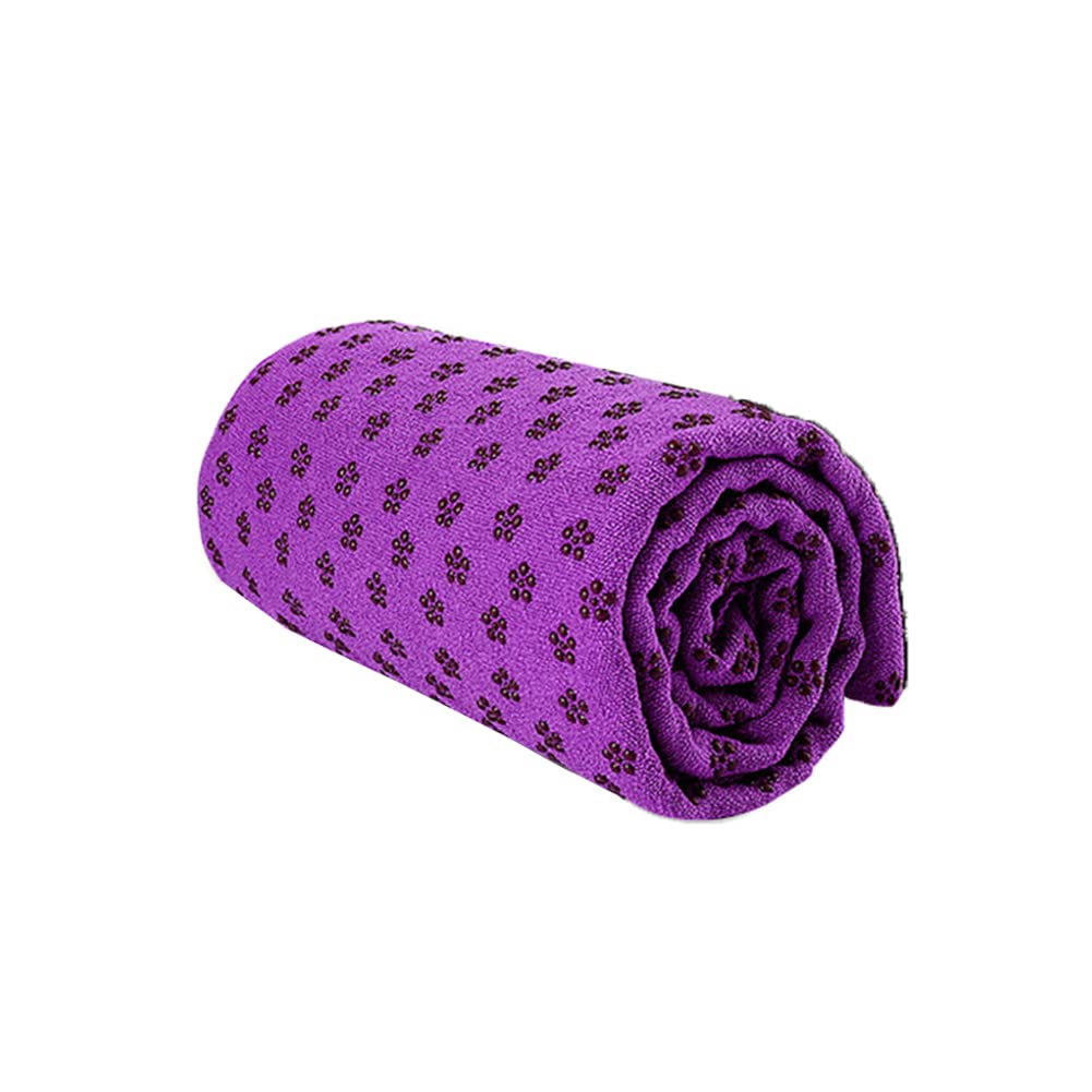 Morbuy Non Slip Yoga Mat Towels, Microfiber Super Soft Mesh Carrying Bag Sweat Absorbent Quick Dry Pilates Mat Towel Eco Friendly