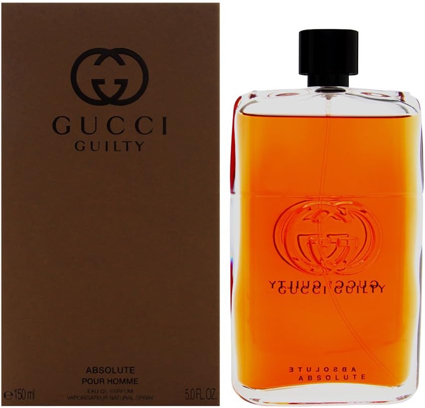 Guilty Absolute Eau de Parfum Spray for Men, 5 Fluid Ounce