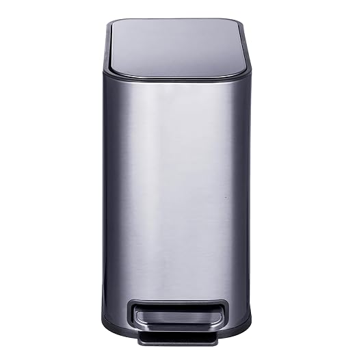 Caneca de basura pedal RED FACTOR 5 L acero inoxidable miniatura 2