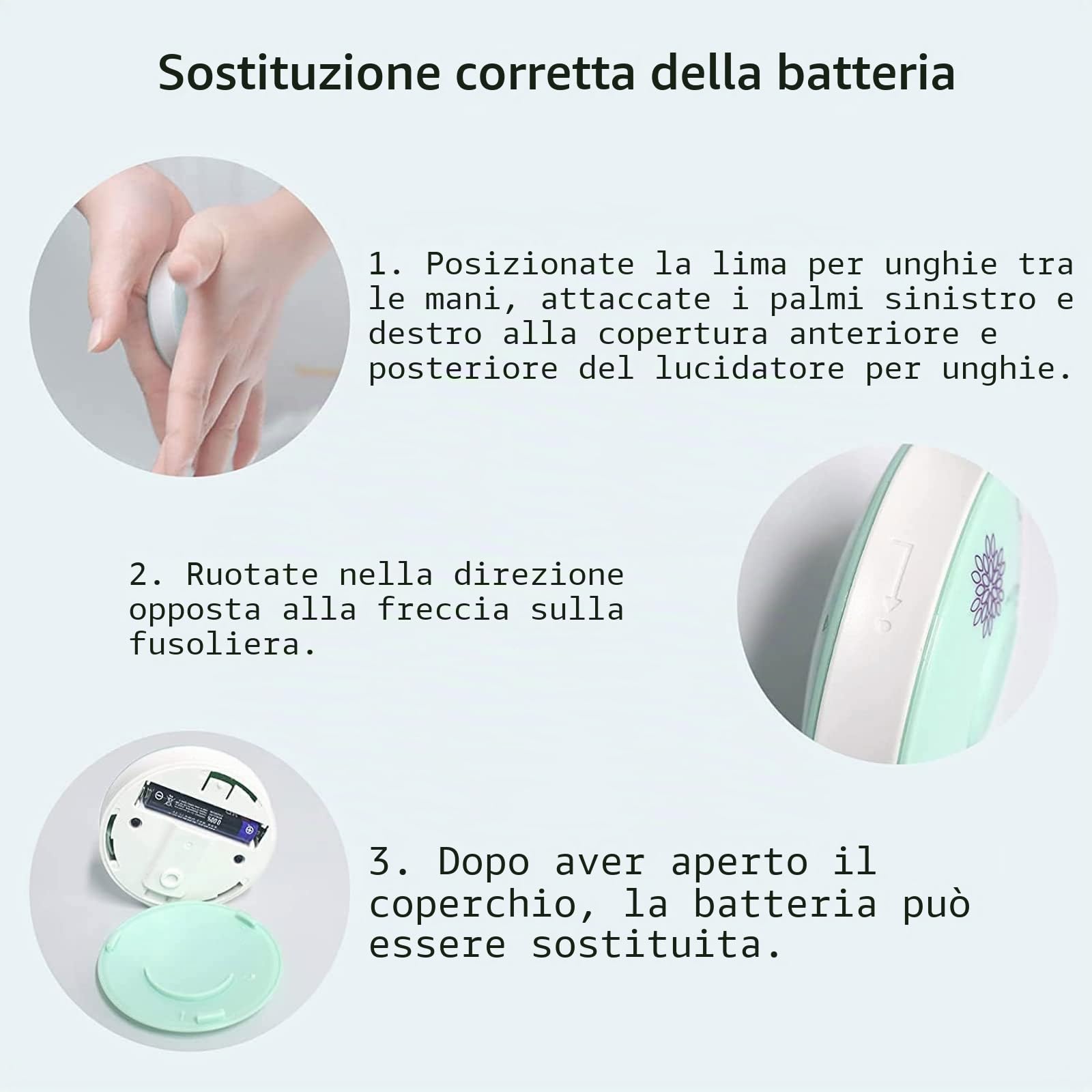 Tagliaunghie Neonato,Lima unghie neonato,Lima Unghie per Bambini 6 in 1 Lima per Unghie elettrica per Bambini Lima per unghie elettrica per neonati (Vert)