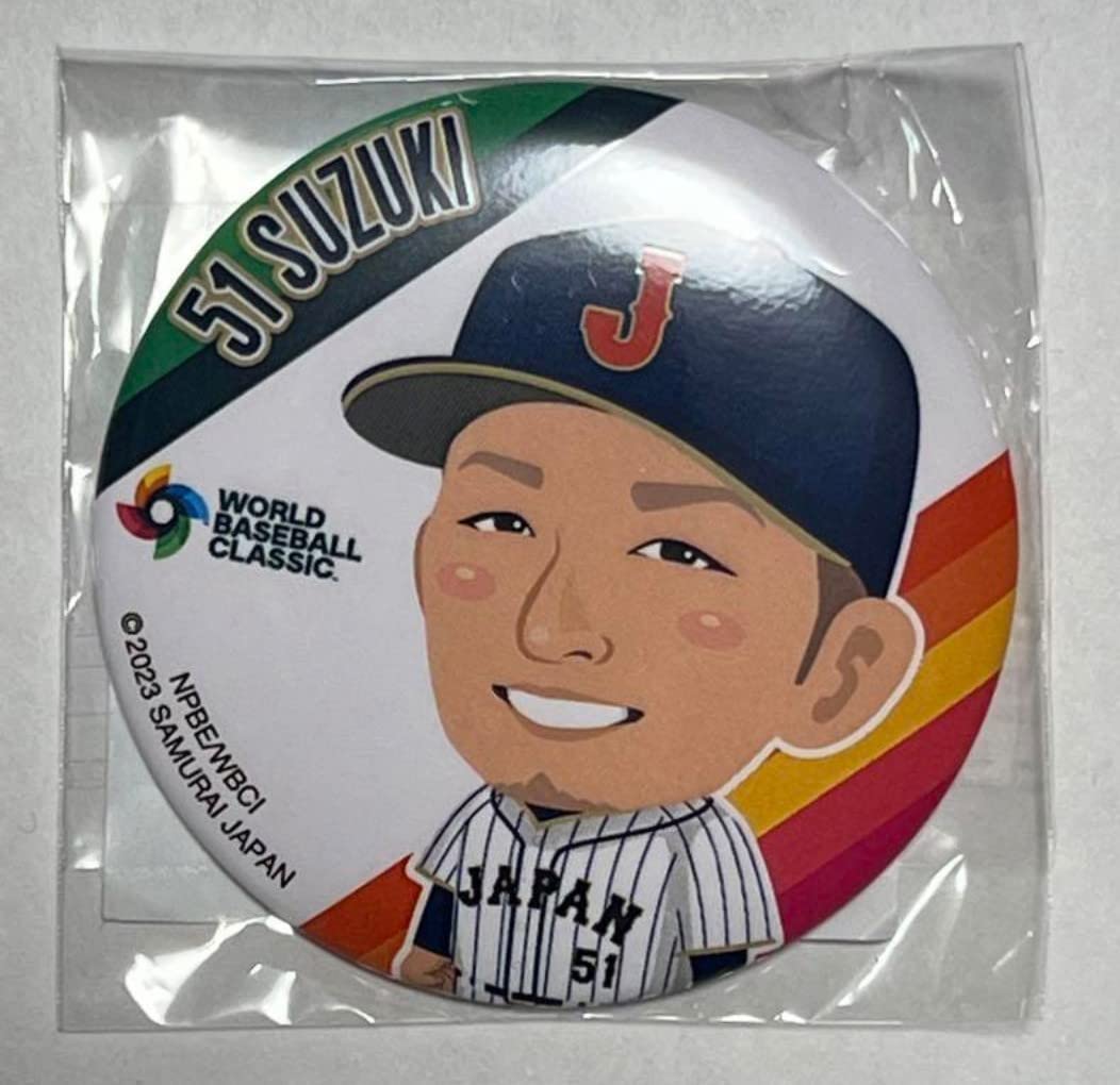 Amazon.co.jp: WBC 2023 侍ジャパン 鈴木誠也 缶バッジ世界一優勝