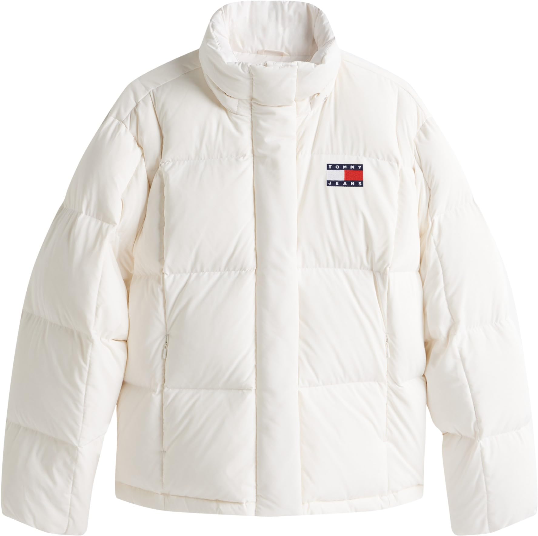 Tommy Jeans Donna Piumino Alaska Grid Down con Cappuccio