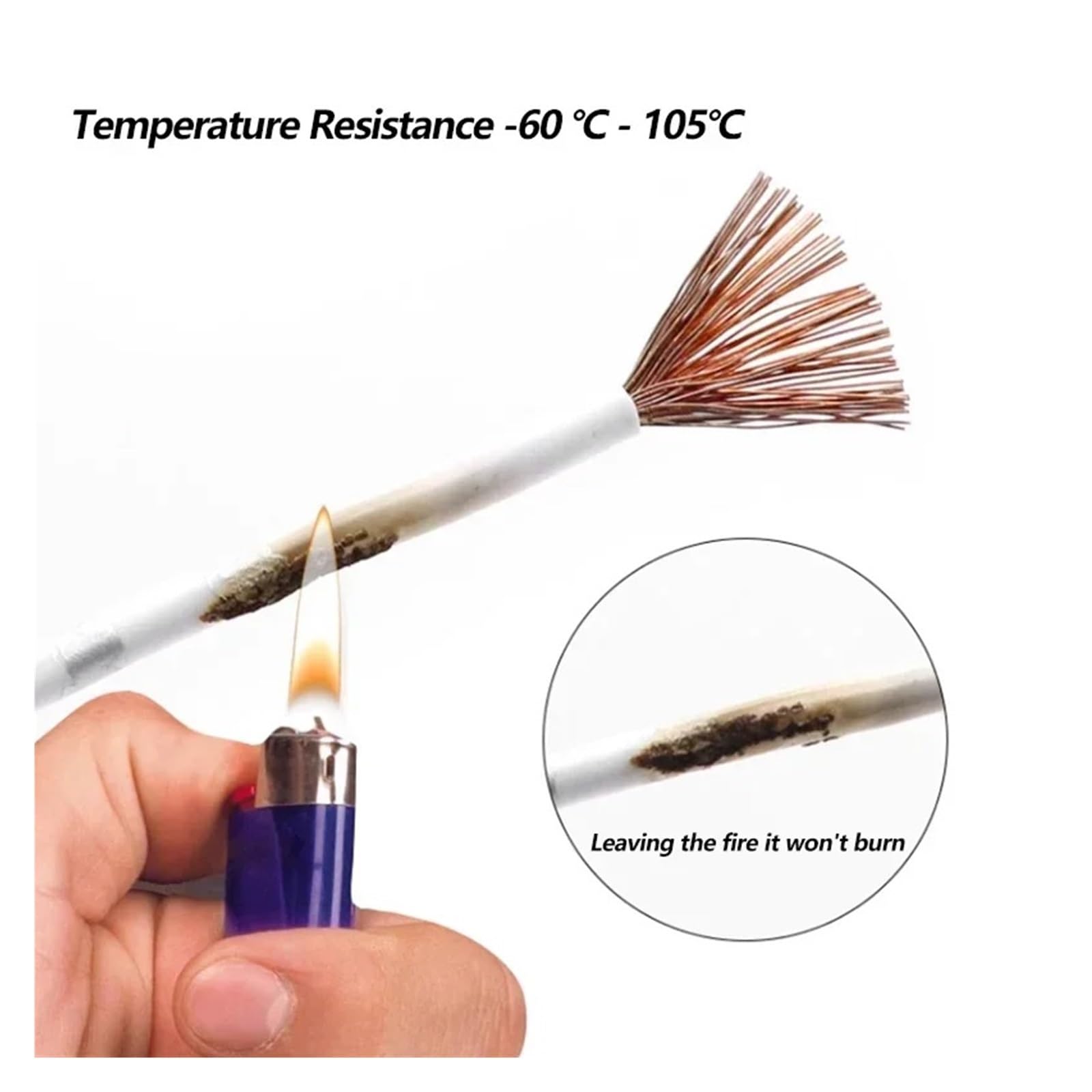 5m 13 14 16 18 20 22 Awg Samochód Zmodyfikowany Drut Beztlenowy Czysta Miedź Skrętka Przewód Zasilający Linia Głośnik Kabel Audio(Blue,5m 14AWG)