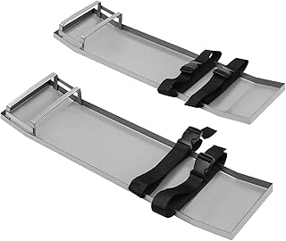 Silencear Concrete Stainless Steel Knee Boards, 30' x 8' Concrete Knee Boards Slider Kneedboards Concrete Pair Moving Sliders for Concrete Finishing