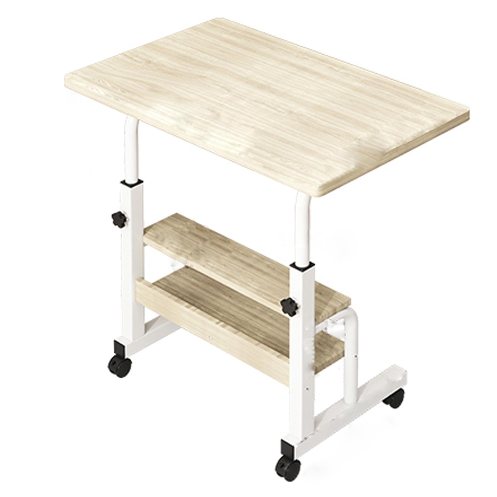 Table d'appoint réglable jaune bureau d'ordinateur et lit d'hôpital