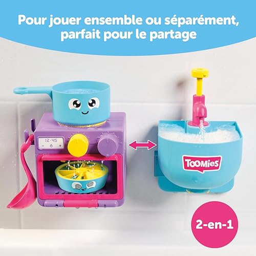 Miniatura 3 de Toomies E73264 Bubble & Bake - Juego 2 en 1 para hacer burbujas, juego de agua para niños y niñas de 18 meses, 2, 3 y 4 años, multicolor