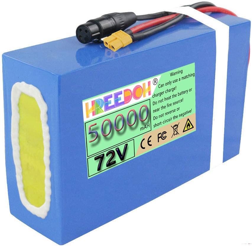 FREEDOH 72 Volt Ebike Battery, EBike Lithium Battery for