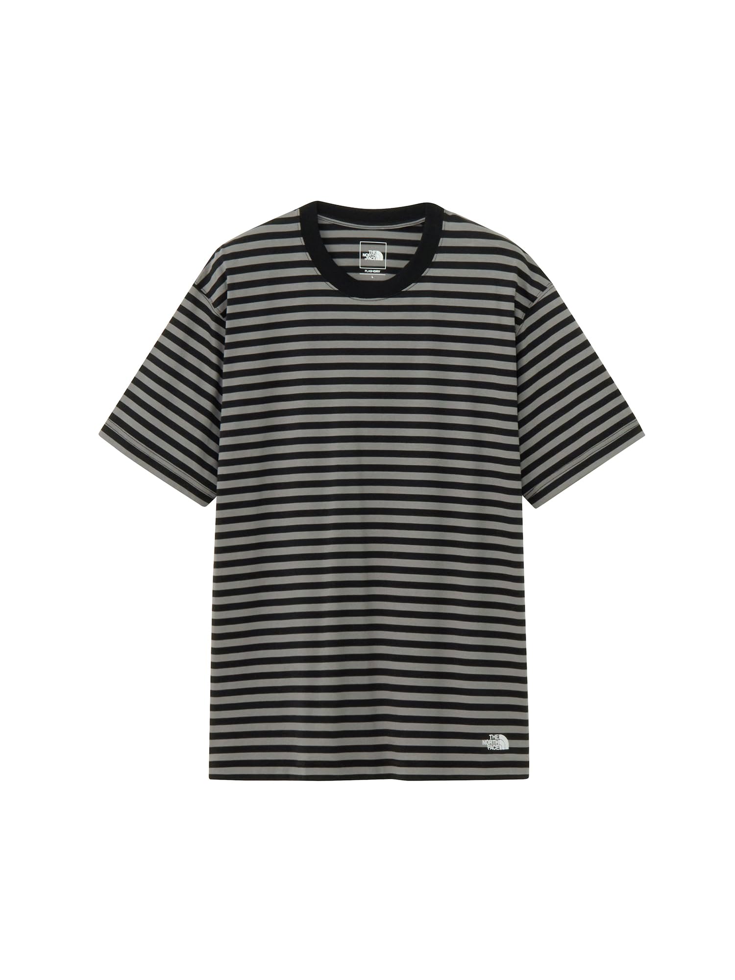 [ザ・ノース・フェイス] 半袖 カットソー Tシャツ S/S FD Border Tee ブラック M