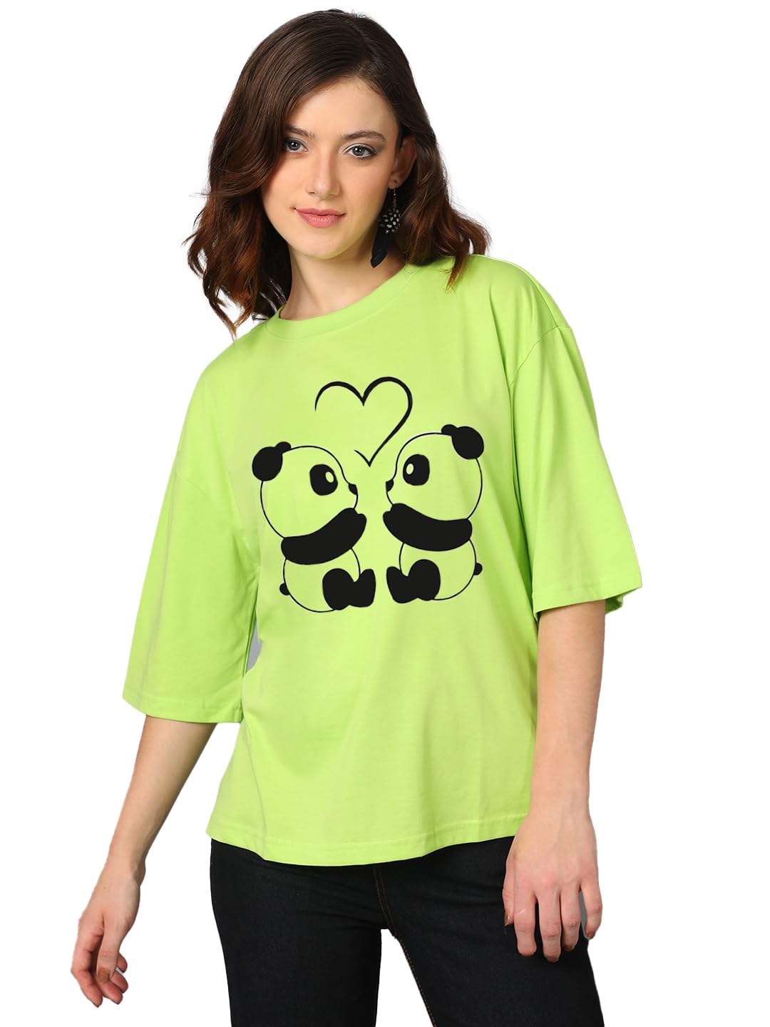 kotty Women's Cotton Regular Fit Longline T-Shirt | Extended Length For Stylish Coverage | Everyday Wear-picture-26