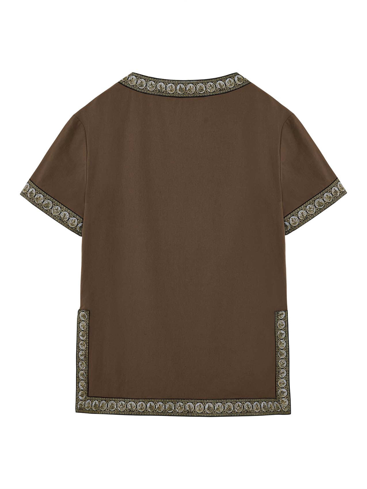 Haloumoning Boys' Medieval Tunic, Children's Cosplay T-Shirts, Costume, Halloween, Renaissance, Viking, Warrior, Knight Tops - Image 3