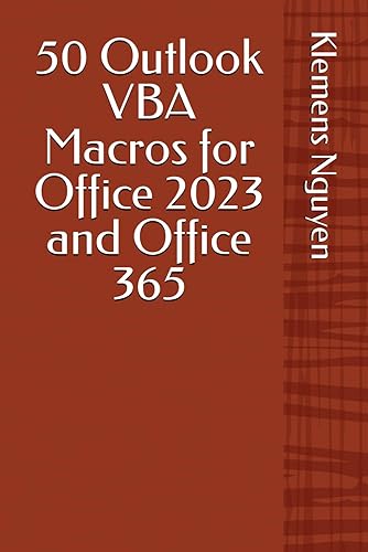 50 Outlook VBA Macros for Office 2023 and Office 365