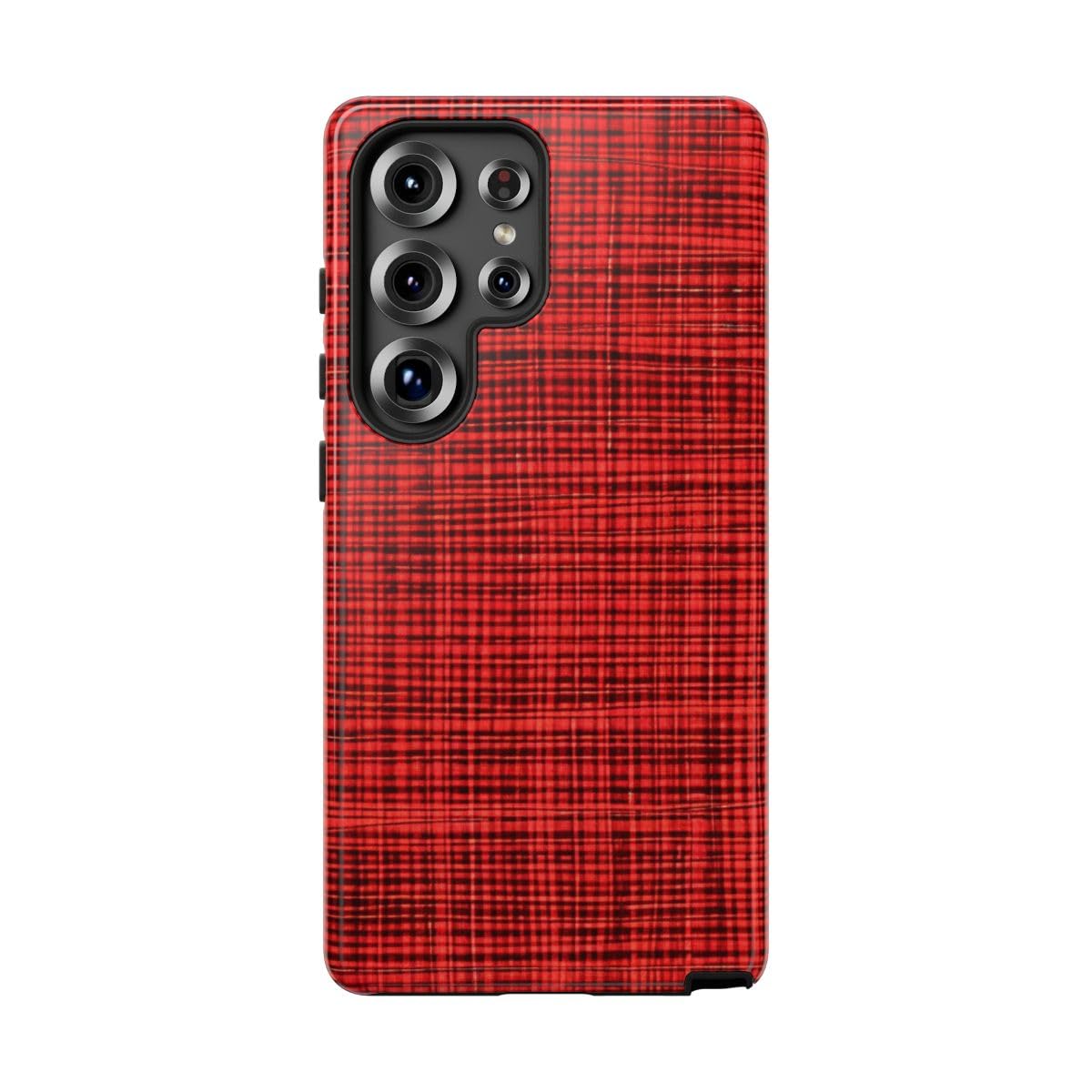 Coque rigide Samsung S25 Ultra écossais rouge de qualité premium - 5