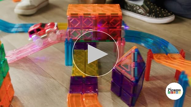 陶板 抽象ART vintage item Amazon.com: PicassoTiles 1” Magnetic Puzzle Building Cubes