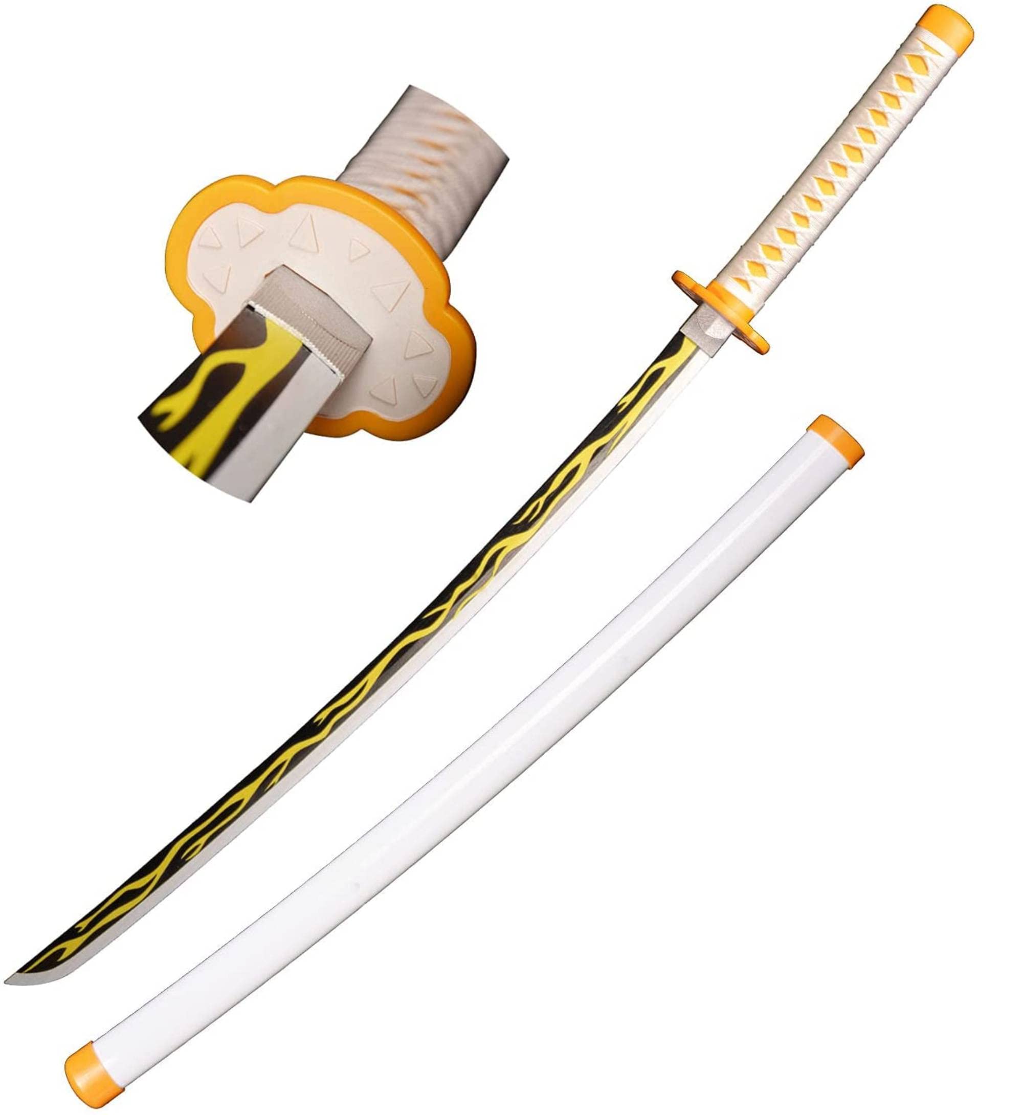 KOGUMA Demon Slayer:Kimetsu no Yaiba Cosplay Wooden Swords Replica Prop 103.5cm (Agatsuma Zen'itsu)