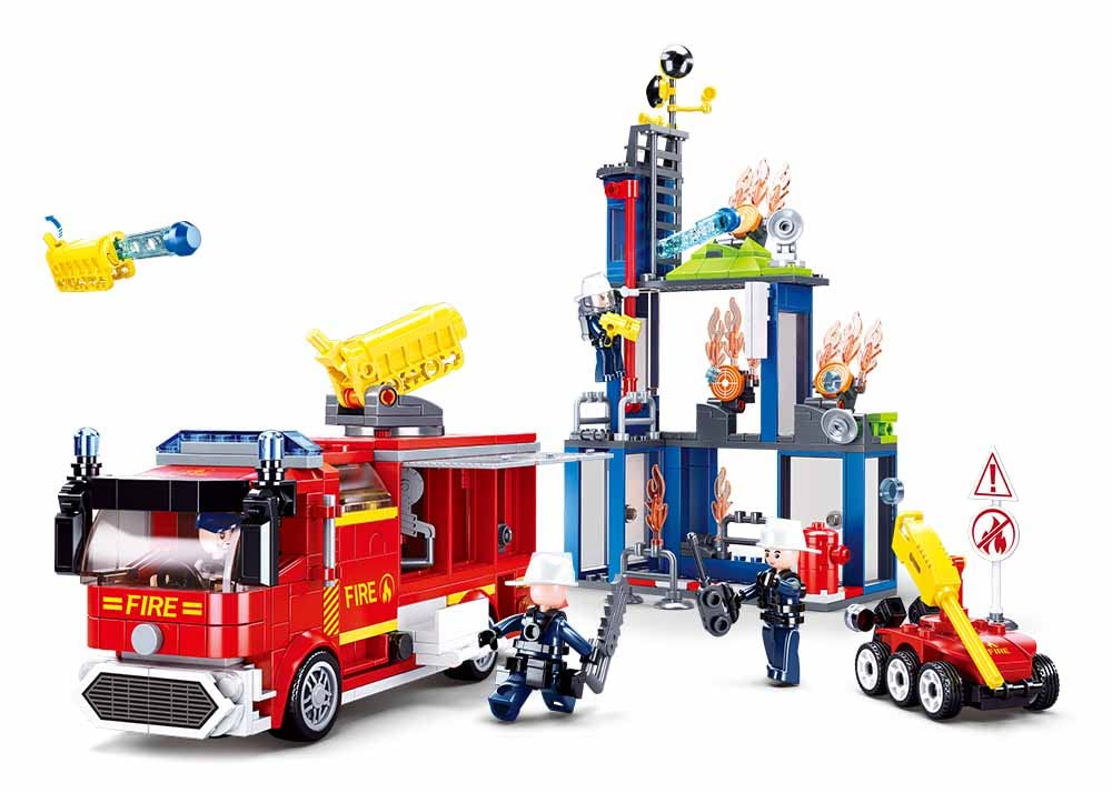 Sluban Fire Fighting Training Center, 585 pezzi