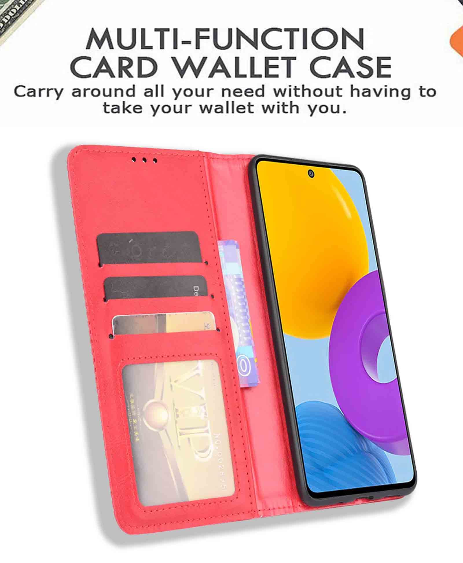 Funda Tipo Libro Para Xiaomi 15T - Cuero PU, Ranuras Para Tarjetas, Soporte