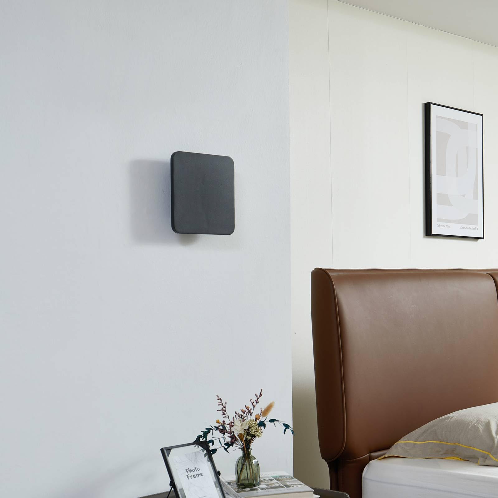 Lucande LED Wandleuchte, Wandlampe Innen Elrik (Modern) in Schwarz aus Metall (1 flammig) - Wandstrahler Wandbeleuchtung Schlafzimmer/Wohnzimmer Flurleuchte