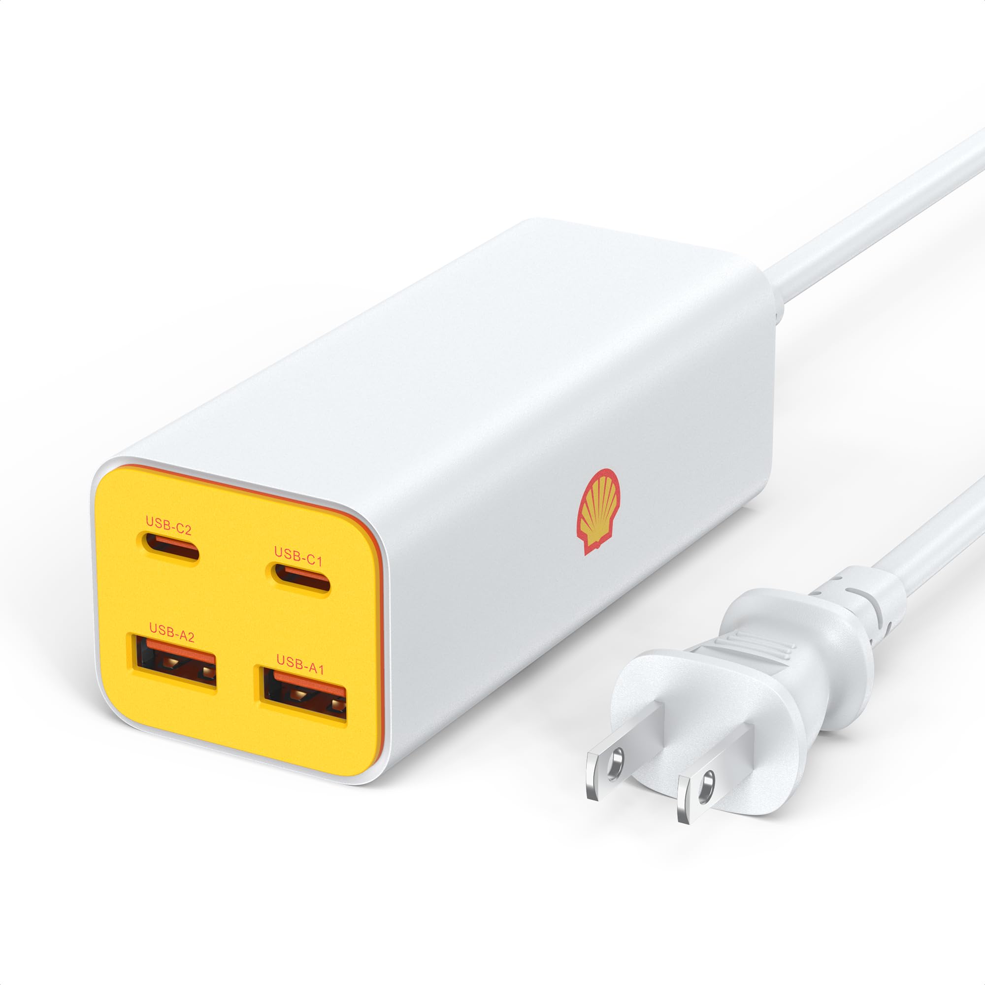 Amazon | Shell 急速充電器 100W 4ポート USB-C 卓上充電器【GaN III