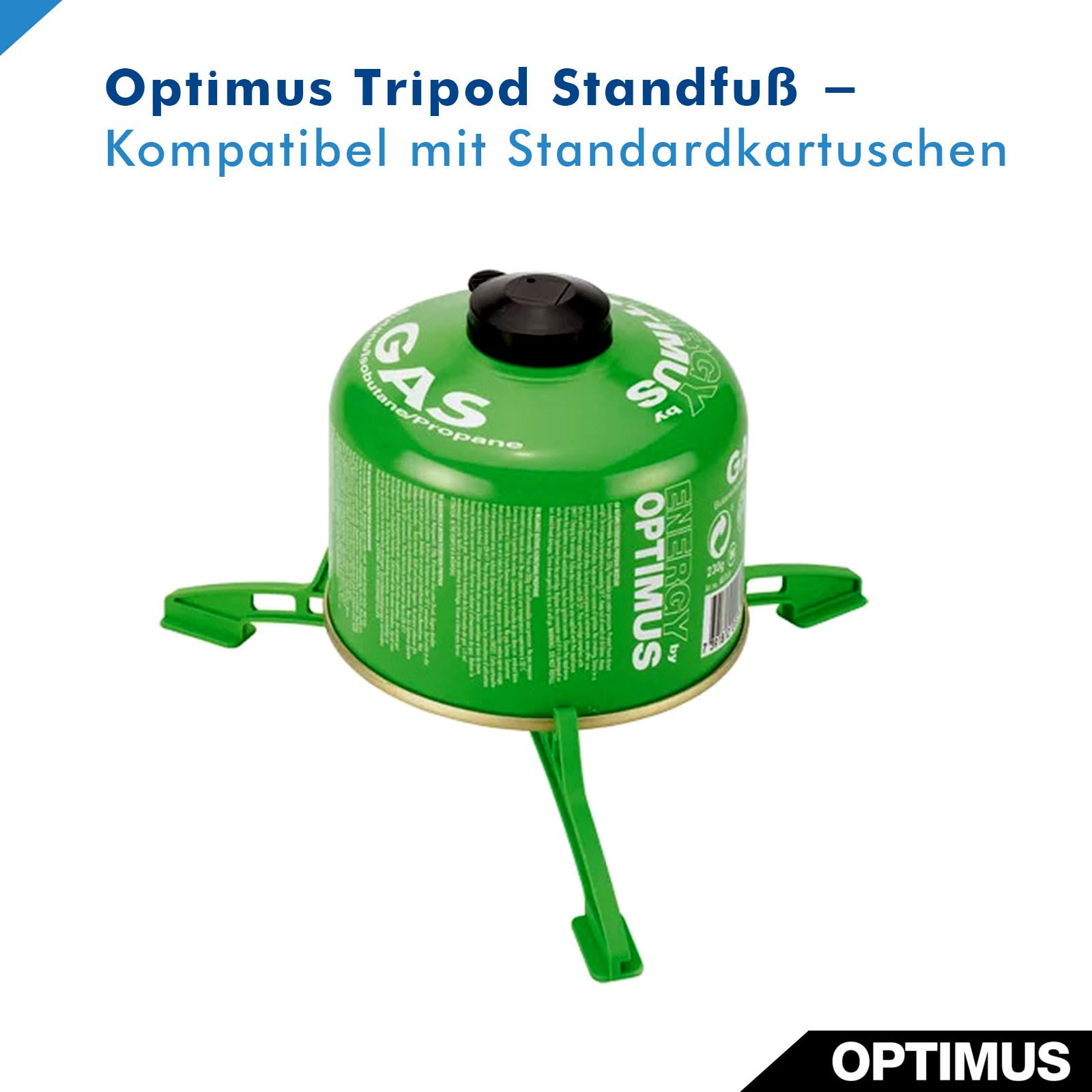 Optimus 8018910 Stützfuß Standfuß, Grün