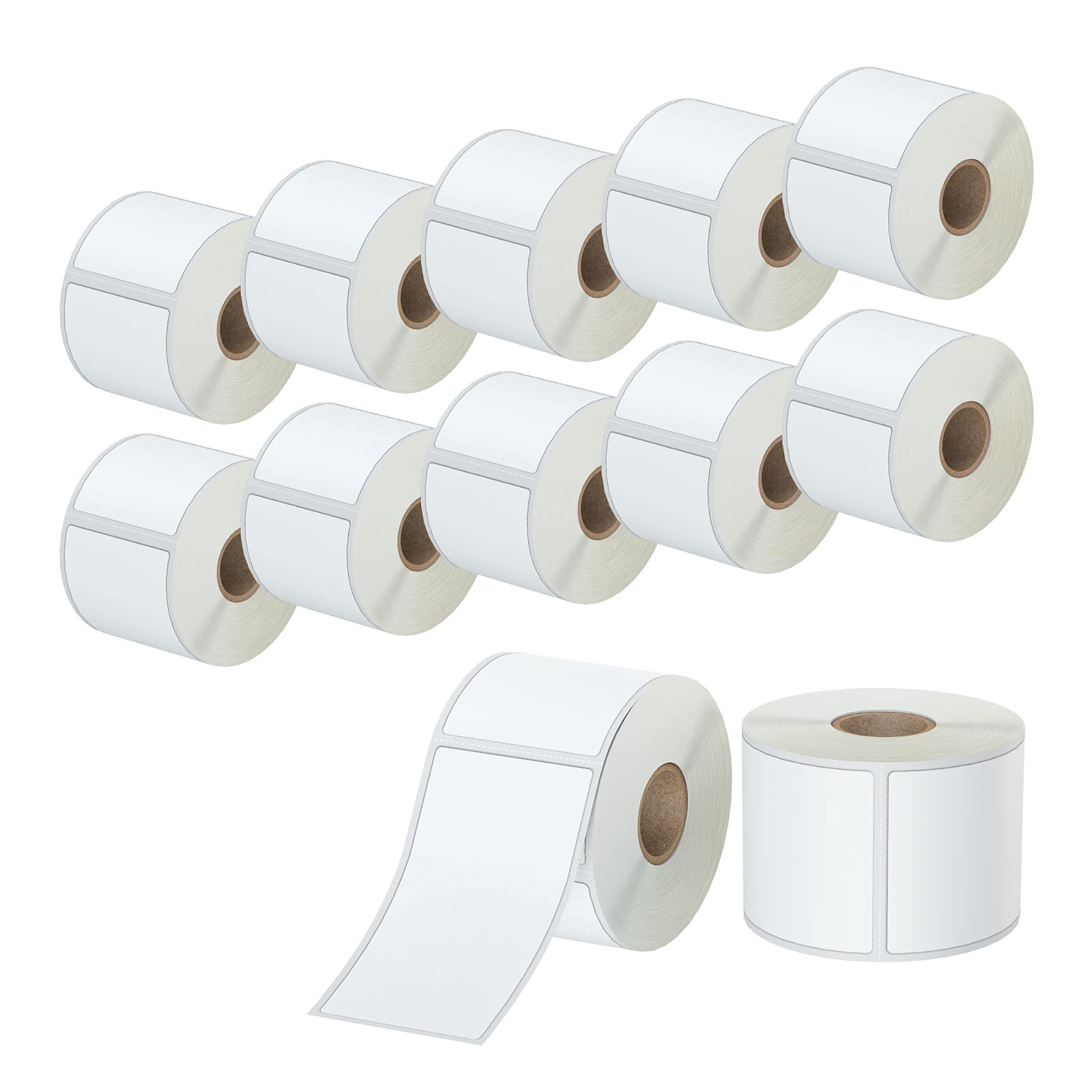 LabelChoice Direct Thermal Label 2.254" x 4" Shipping Labels Compatible with Zebra Desktop Printers & Rollo Label Printer Multipurpose Stickers for Mailing, Address, Barcode(12 Rolls, 350 Labels/Roll)