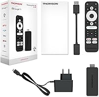 Vista 8 de Thomson Streaming Stick 140, 4K UHD, Google TV, Control de voz inteligente, WiFi, Google Cast