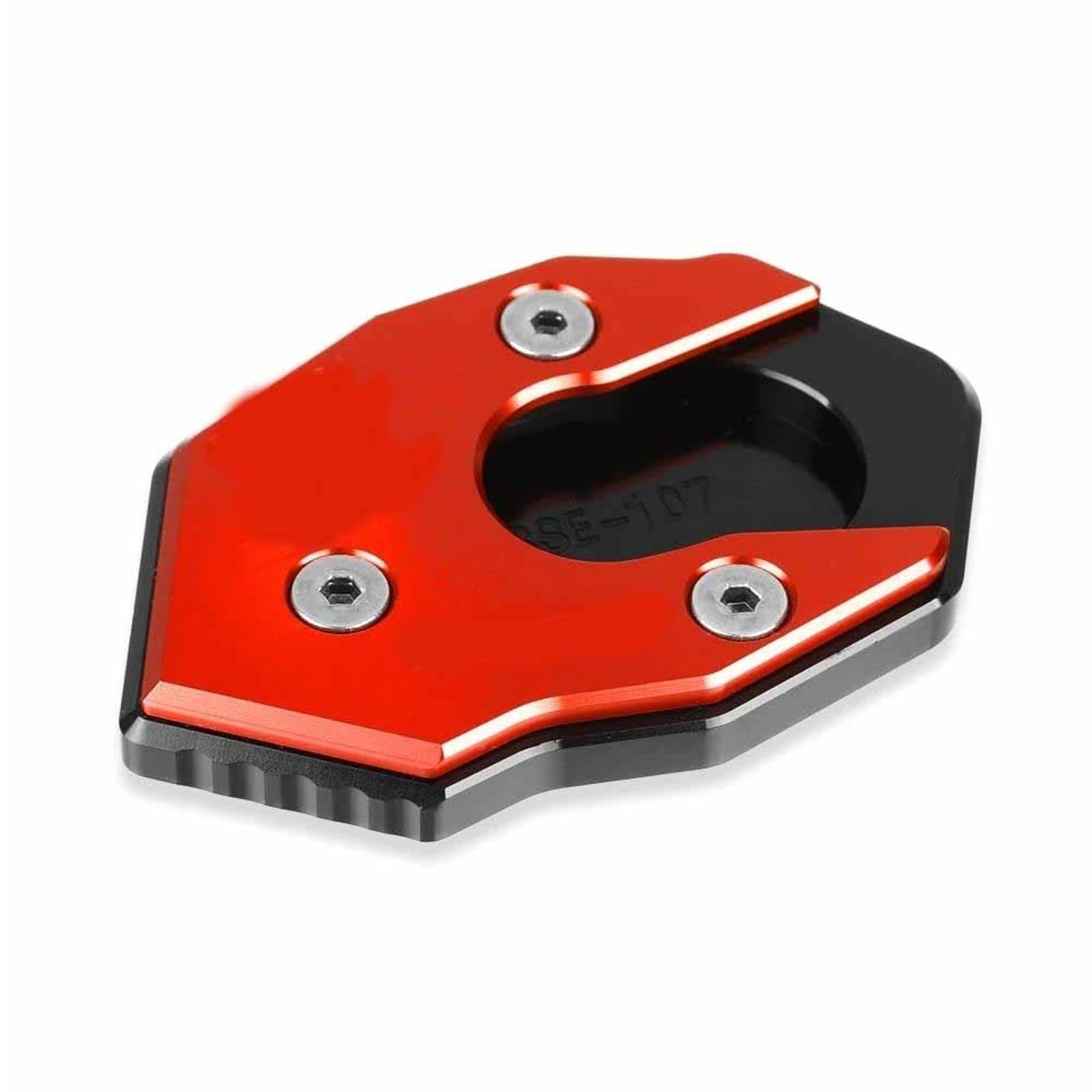 Extension béquille latérale moto Z650 plaque alu usiné CNC
