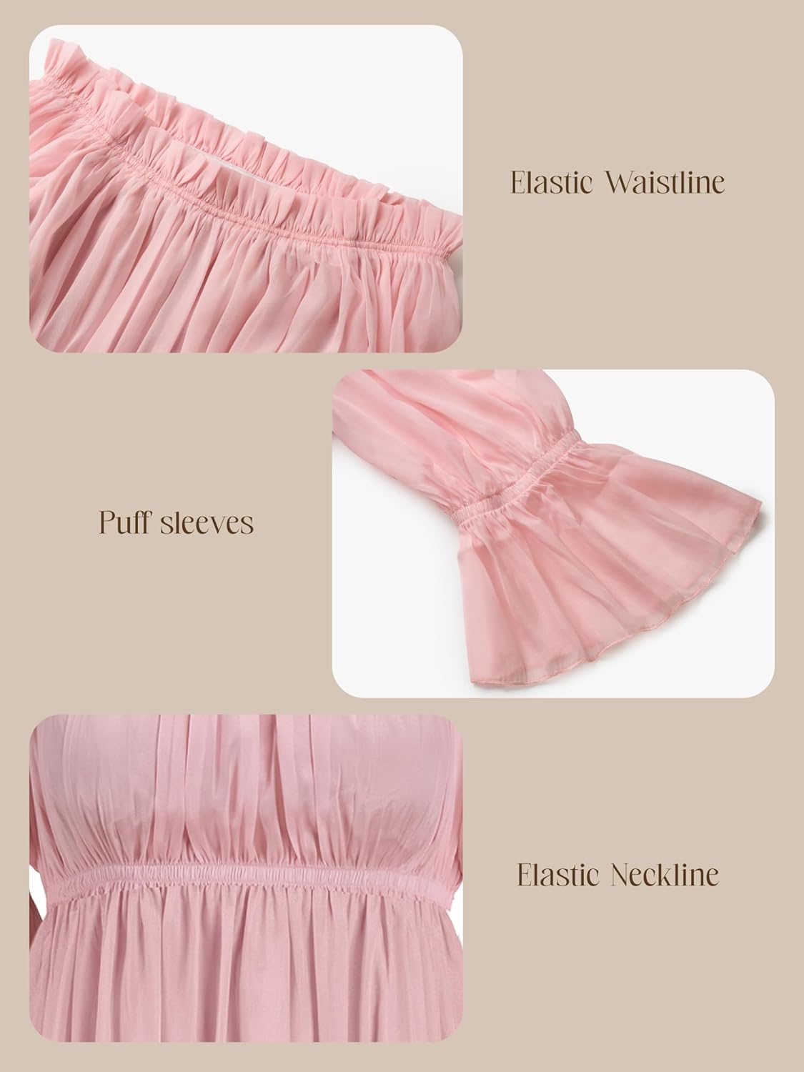 YESSA Renaissance Dress Women,Medieval Maxi Dress with Ruffles for Ren Faire, Cottagecore,Peasant Tops Irish Under Dress - Image 5