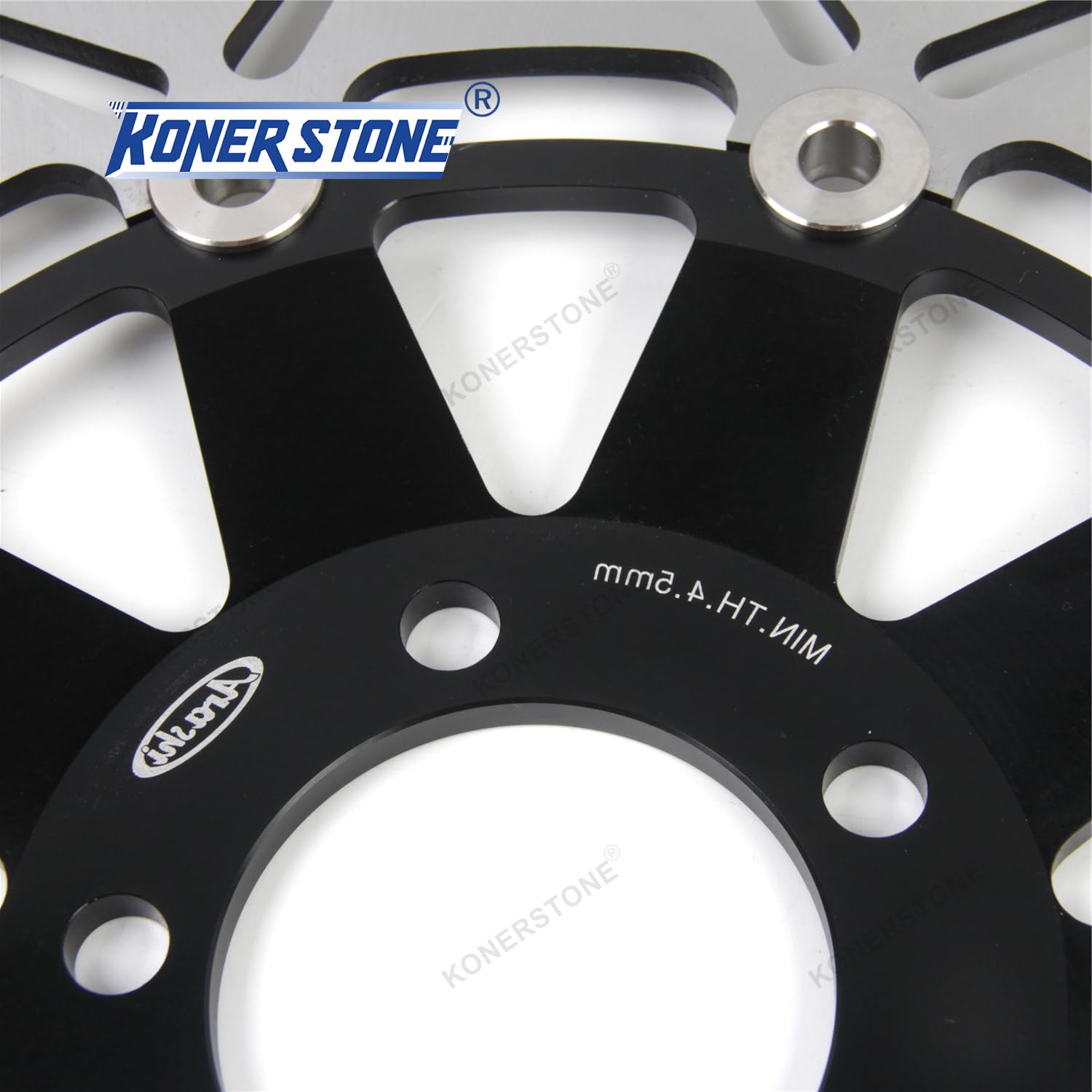 Disco Dischi Freno Anteriore Posteriore Rotore per KAWASAKI Z750 2004 2005 2006 Disks Accessori per motori Z750 04 05 06 Nero Z750S 05-06 Z1000 03-06