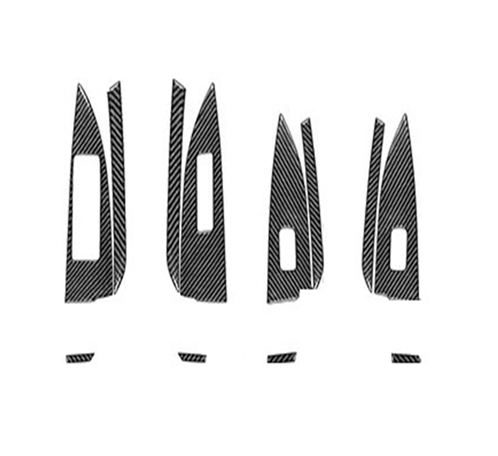Car Interior Trim for Subaru for Legacy for Outback 2010 2011 2012 2013 2014 Gear Shift Air Outlet Panel Set Car Interior Sticker Car Interior Decoration(Lift LHD)