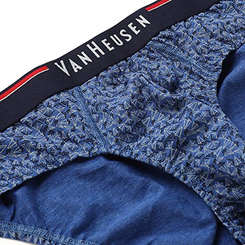 Image of Van Heusen Men Briefs - 100% Combed Cotton - Pack of 3 - Anti Bacterial, Super Soft 10006 CP-23, CP-24, CP-25 L, Multicolor