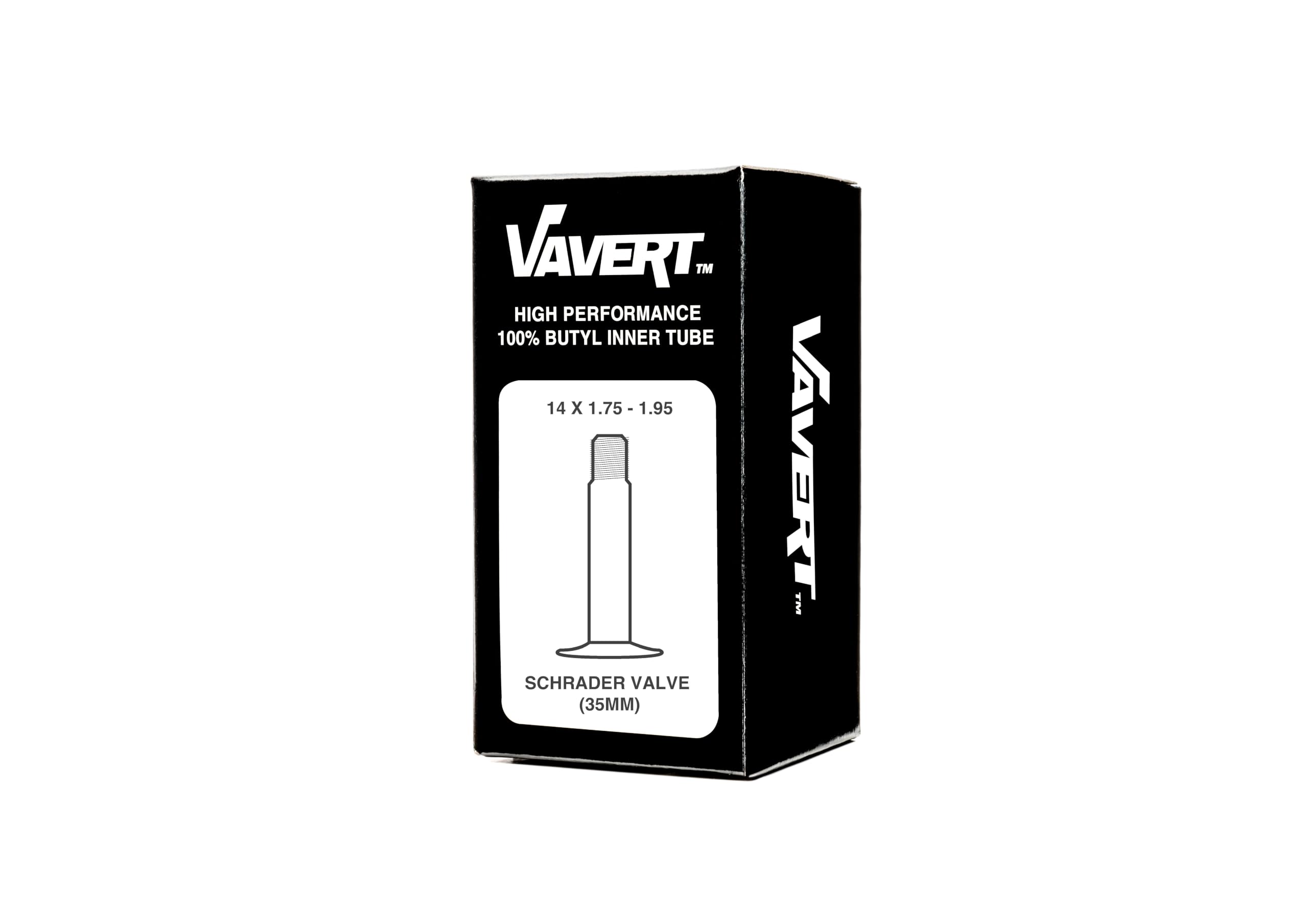New Vavert 14 x 1.75/1.95 Schrader Innertube