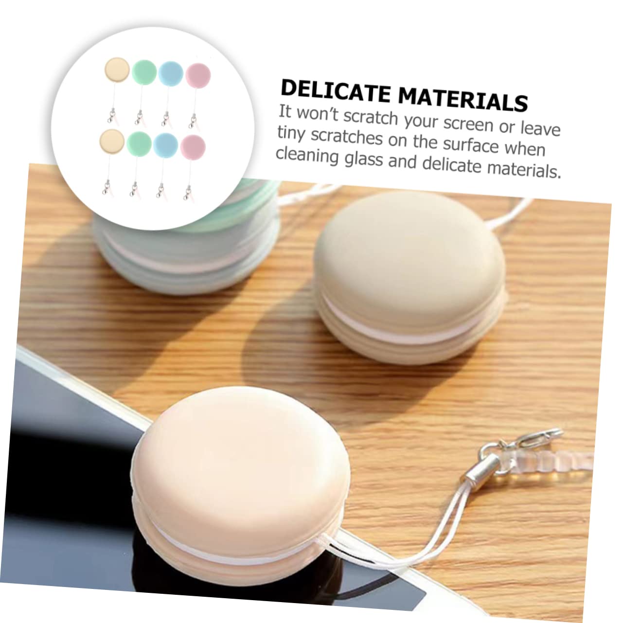 NUOBESTY 20pezzi Pulitori Per Schermi e Salviette Per Occhiali Smartphone e Tablet Colore Casuale