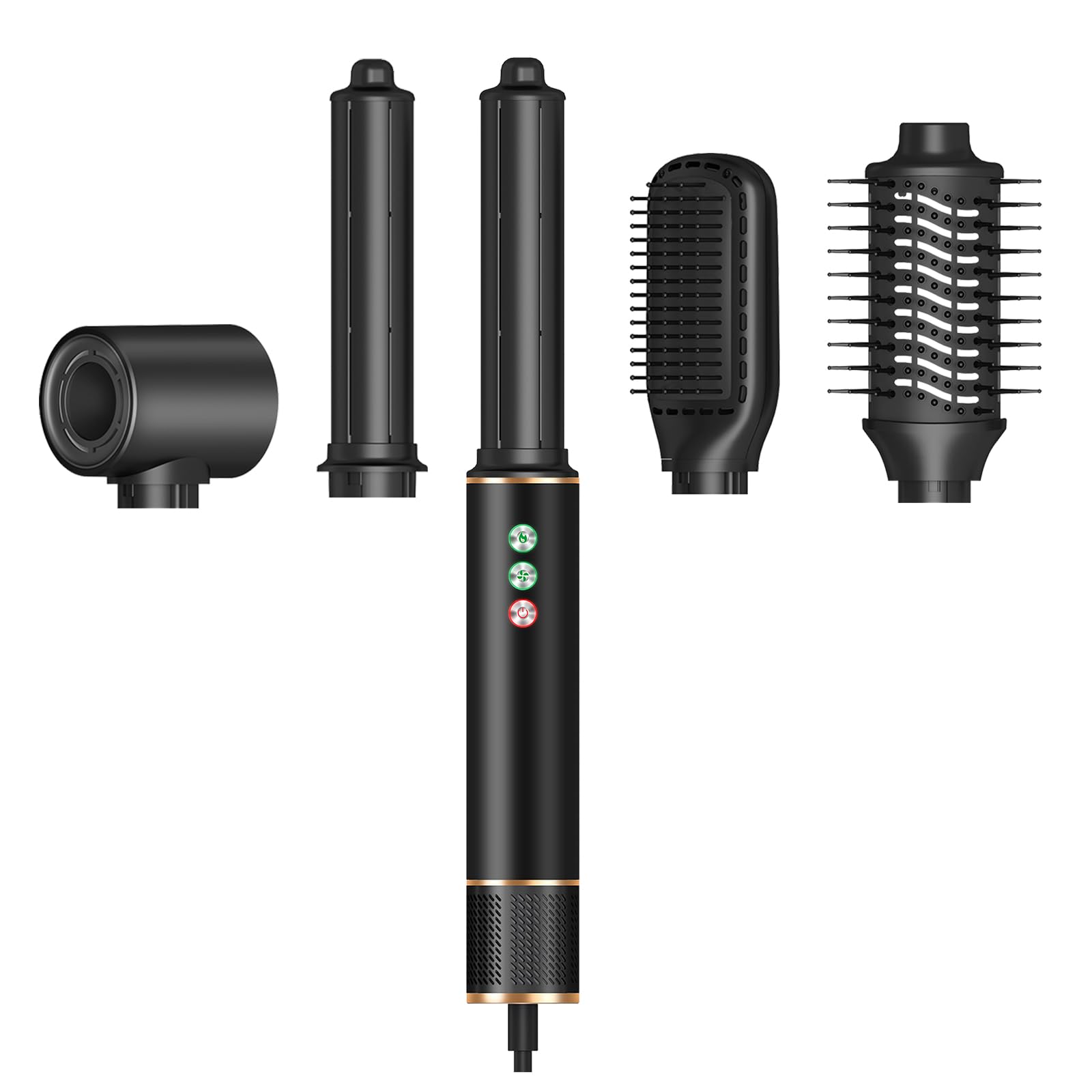 TANSHINE 5 in 1 Professional Hair Dryer Brush Multi-Styler with 110 000 RPM Ionic Powerful Blow Dryer Brush