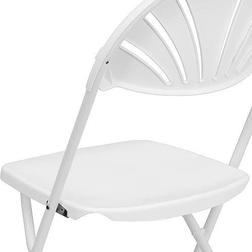 Miniatura 112 de Flash Furniture HERCULES Series - Silla plegable con respaldo de plástico de carbón de 650 libras, 8 unidades Carbón vegetal,Negro