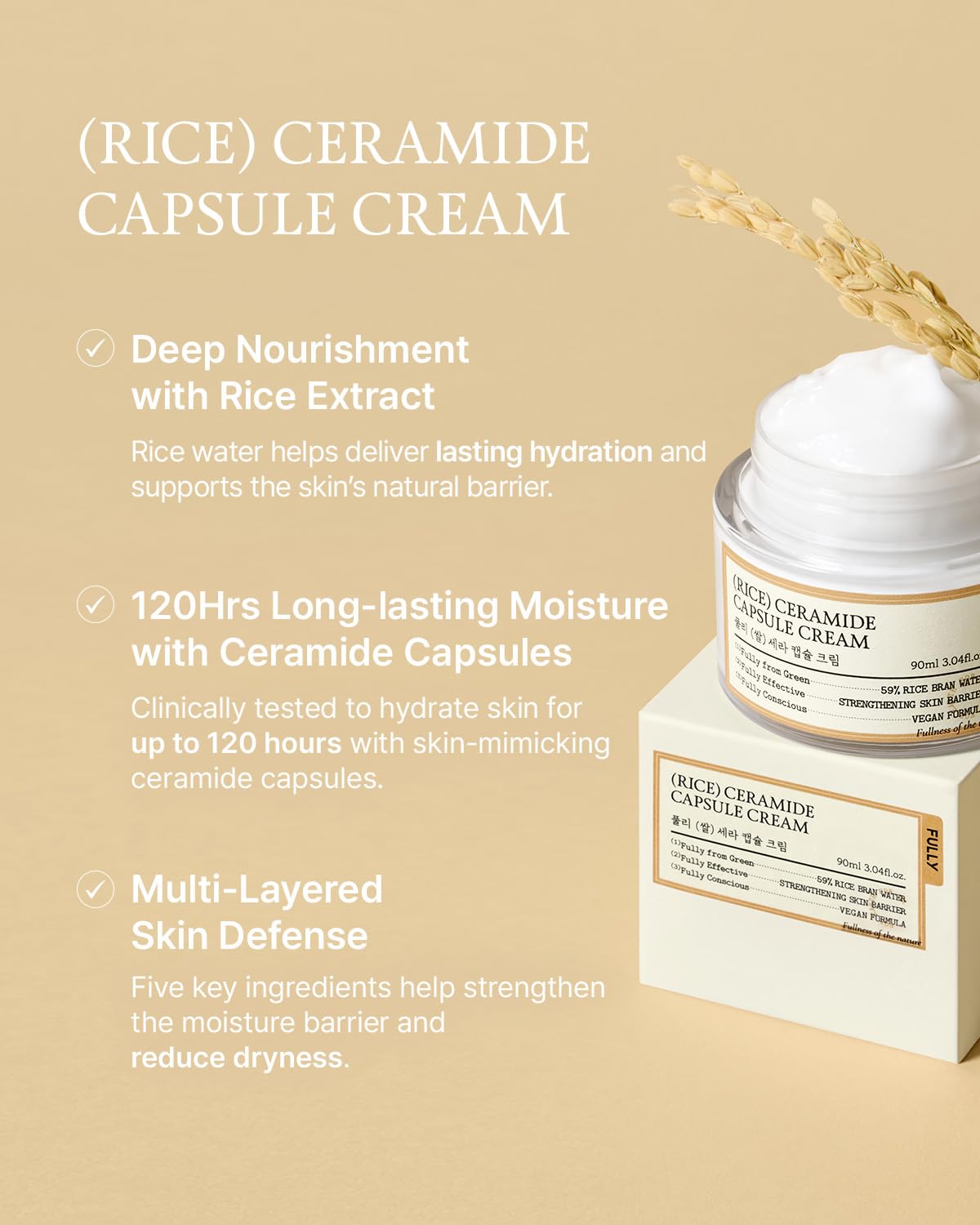 FULLY Rice Deep Glowy Moisturizing Set, Elasticity