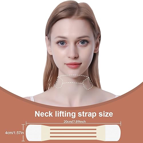 Miniatura 5 de Cintas de levantamiento de cuello, calcomanías instantáneas para levantamiento de cara, bandas adhesivas de levantamiento de cuello, herramientas de