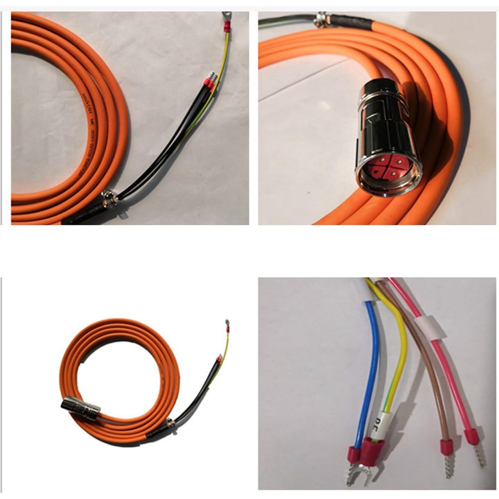 Cable de ConexióN 6Fx3002-5Cl02-1Ad0 Cable de AlimentacióN del Servomotor V90 de Alta Inercia