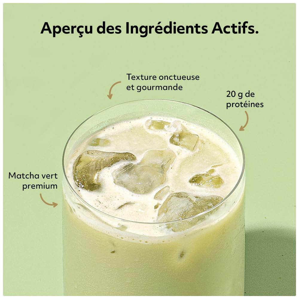 Protein Works | Iced Protein Matcha Latte - Gold, 33 Portions, 1kg