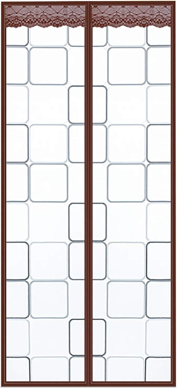 Rideau de porte magnétique thermique hiver 100x230cm coupe-vent isolant