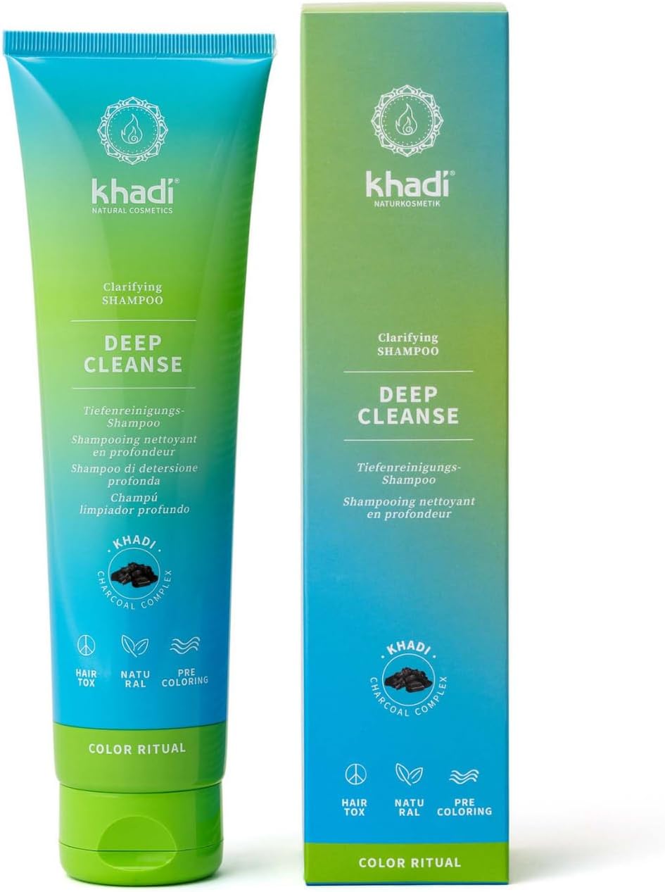 DEEP CLEANSE Ayurvedic Clarifying Shampoo - Intensive clarifying deep cleansing of hair & scalp - 100% natural & silicone-free - 150g