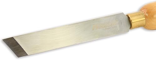 Miniatura 4 de HTT-114, acero de alta velocidad, cincel sesgado de 1" para torneado de madera