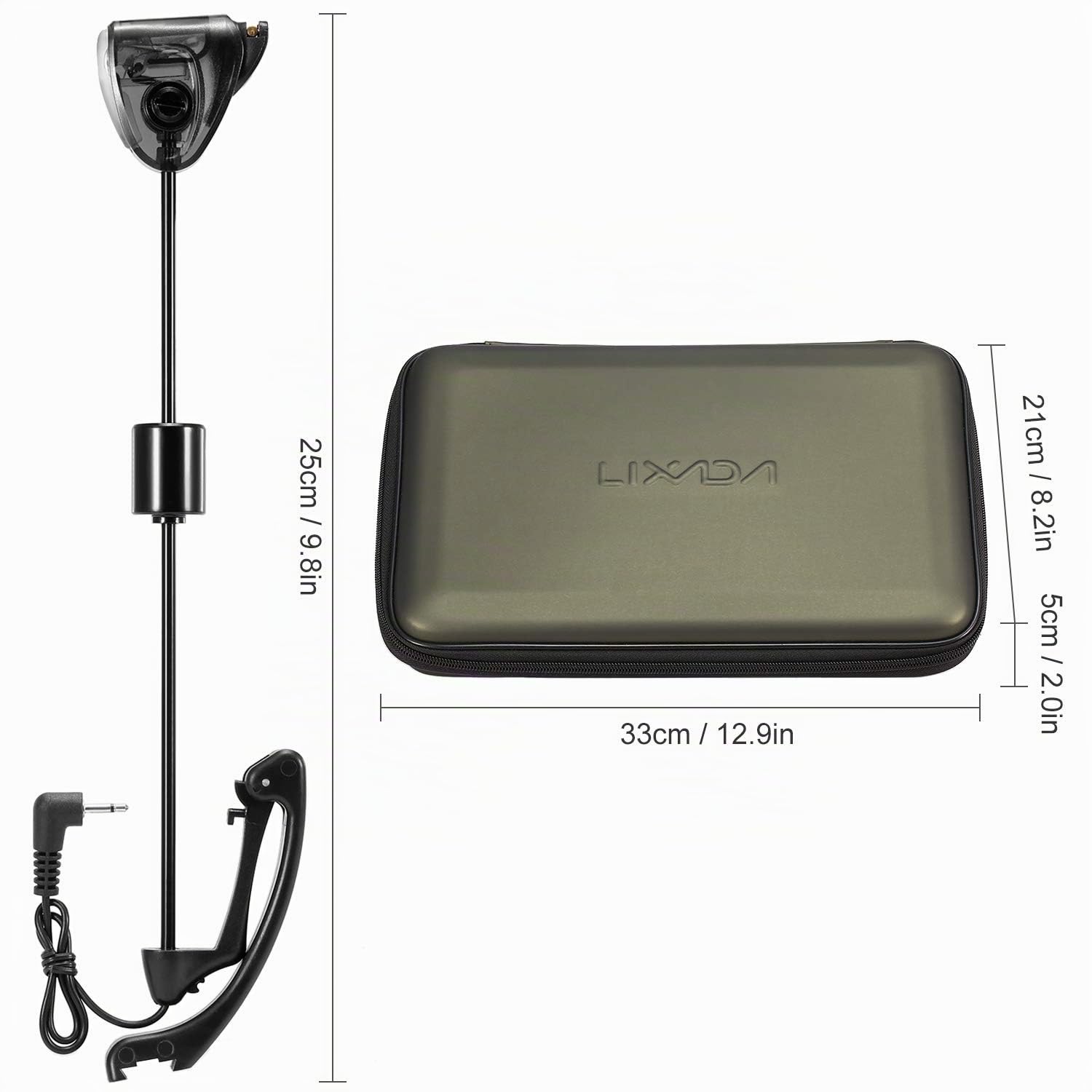 Fishing Swinger Set Indicatore di morso di Pesca alla Carpa Swinger Allarme di Pesca Digitale LED Indicatore di morso Illuminato Swinger Attrezzatura da Pesca