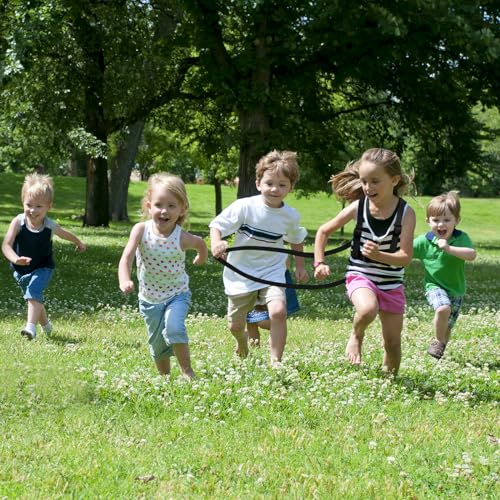 hautllaif pferdeleine zum Spielen für Kinder ab 3 Jahren,Outdoor Spielzeug, pferdegeschirr Spielzeug für Kinder, kinderleine zum Spielen, Pferde Spielzeug Rollenspiel Spielen Pferdefreunde (Schwarz)