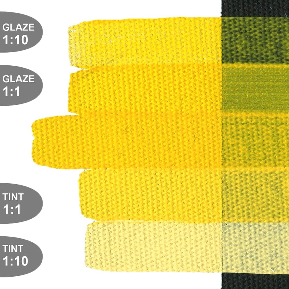 GOLDEN SoFlat Matte Acrylics, Permanent Yellow, 2 fl. oz. Jar, Professional Acrylic Paint, Semi-Opaque