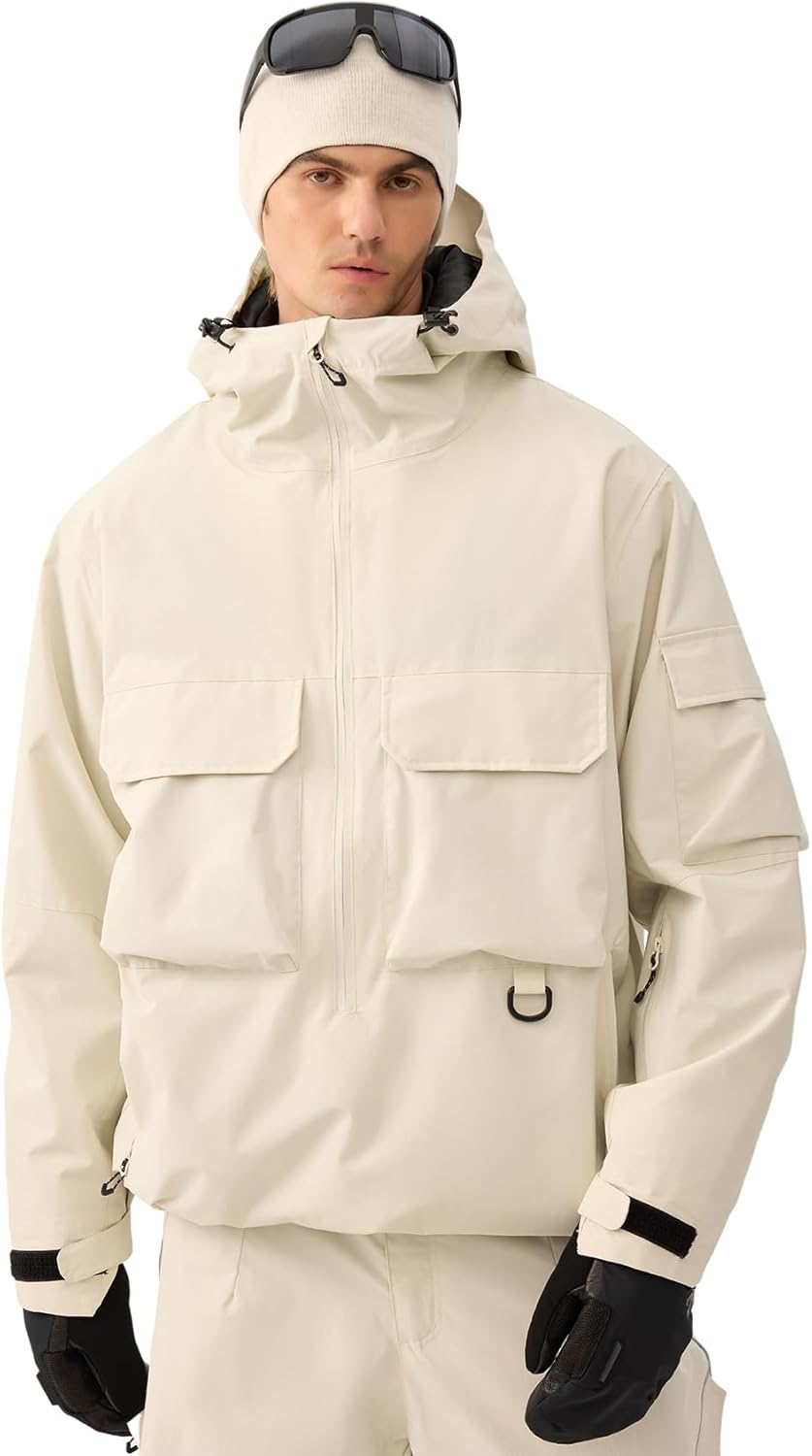 GSOU SNOW Snowboard Jacket Men Ski Jackets Women Snow Jacket Snowboarding Coat Mountain Hooded Waterproof Windproof