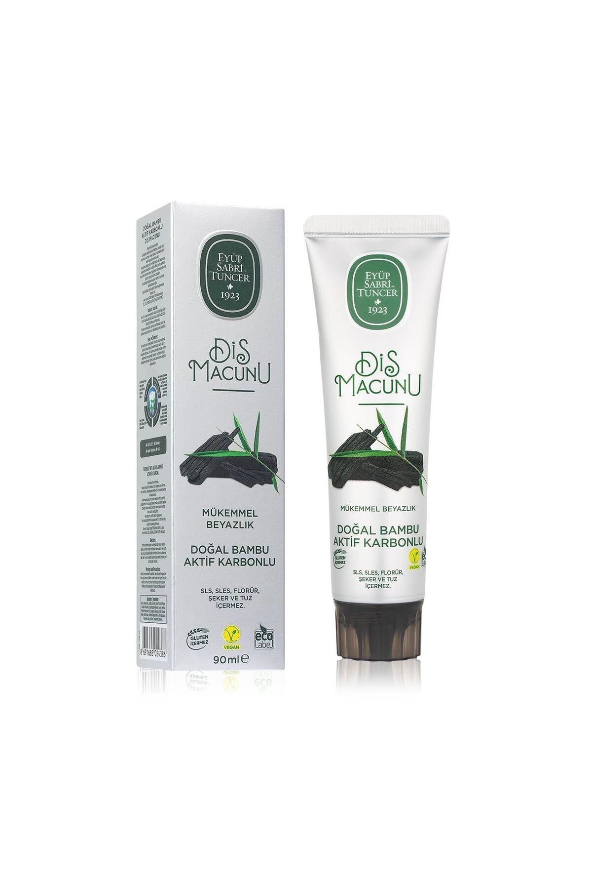 EYÜP SABRİ TUNCER Doğal Bambu Karbonlu Diş Macunu, 90ml