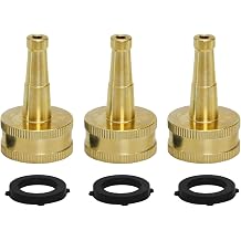 Suntai Solid Brass Jet Sweeper Jet Nozzle, 3 Pack