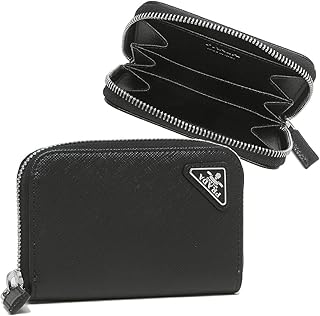 [プラダ] コインケース 2MM358 QHH F0002 サフィアーノ トライアングル ブラック 黒 [並行輸入品]