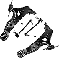 Vista 19 de Detroit Axle - 4 brazos de control de extremo delantero para Nissan Frontier Xterra 2000-2004 Brazos de control inferior y superior con rótulas