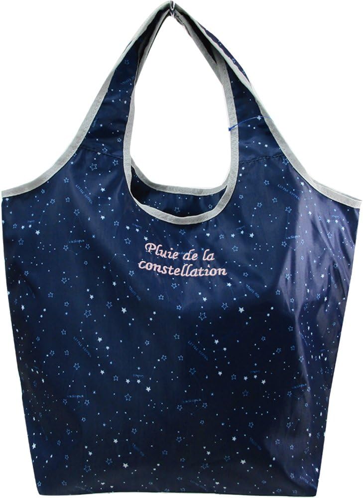 polka polka 保冷保温 コンパクト エコバッグ 星座 ネイビー 651-0672 H33/W28/D14cm